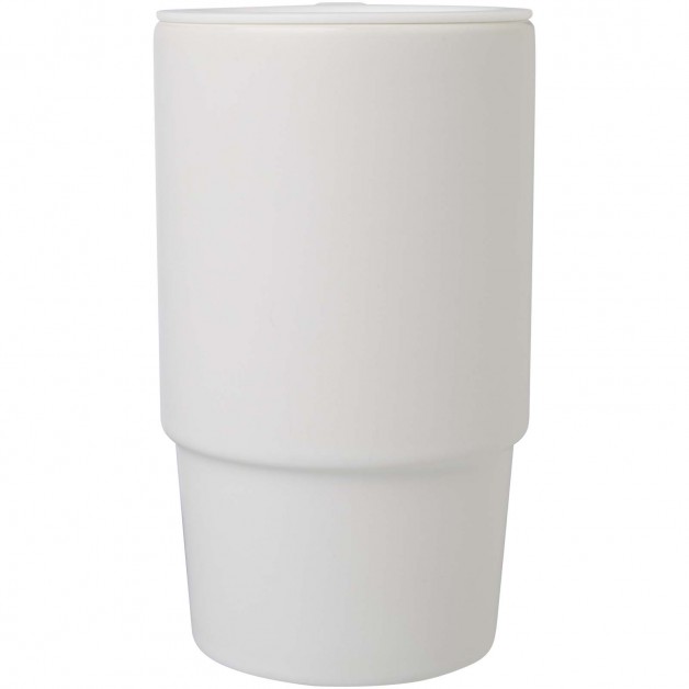 Carter keramikinis puodelis su plastikiniu dangteliu, 450 ml