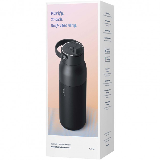 LARQ PureVisTM 2.0 filtruojanti gertuvė, 1000 ml LARQ PureVisTM 2.0 filtruojanti gertuvė, 1000 ml
