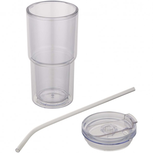 ARCHER dvisienis plastikinis kelioninis puodelis, 480ml ARCHER dvisienis plastikinis kelioninis puodelis, 480ml