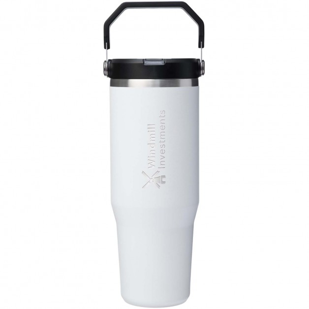 STANLEY ICEFLOW™ 2.0 kelioninis puodelis su šiaudeliu, 890ml