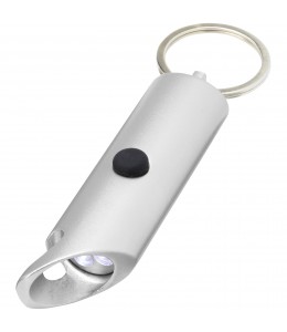 Flare RCS perdirto aliuminio IPX LED žibintuvėlis ir butelio atidarytuvas su raktų pakabuku