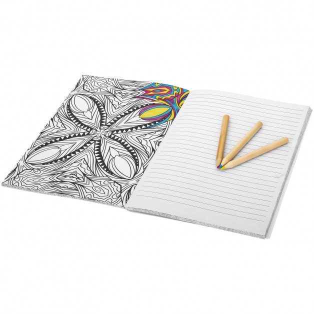 Doodle užrašinė spalvinimui