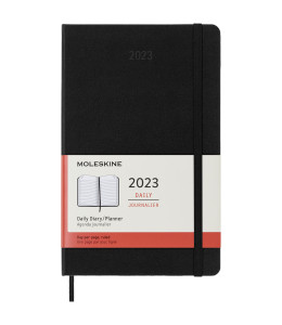 Moleskin 12M kasdienė planuotė-užrašinė kietu viršeliu L dydis