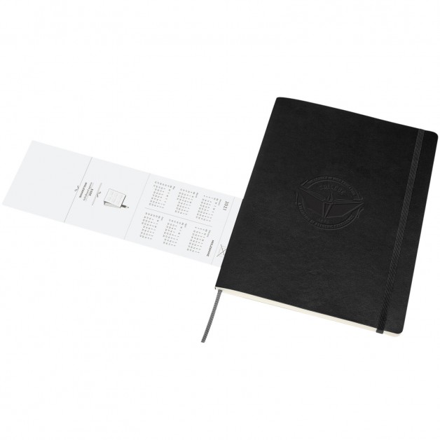 Moleskin 12M savaitės planuotė-užrašinė minkštu viršeliu XL dydis