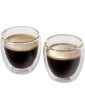 Boda dviejų dalių stiklinių espresso puodelių rinkinys