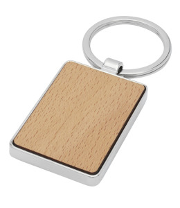 Mauro kvadratinis raktų pakabukas iš buko medienos