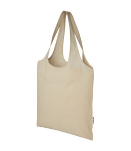 Pheebs 150 g/m² stilingas pirkinių krepšys iš perdirbtos medvilnės 7L