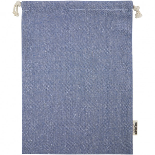 PHEEBS 150 gm² GRS perdirbtos medvilnės dovanų maišelis, didelis, 4L