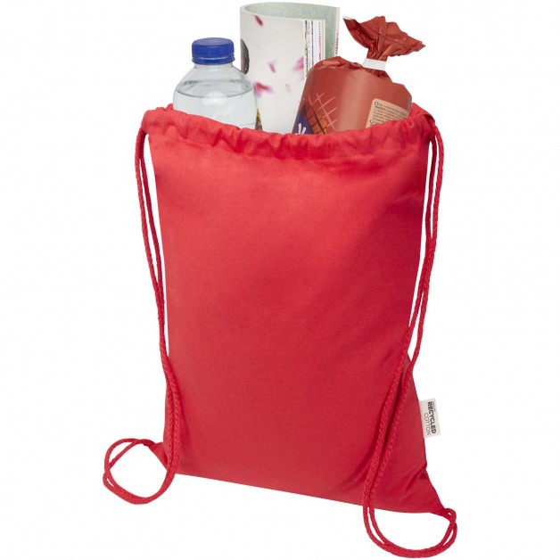 PERU BLEND GRS perdirbtos medvilnės kuprinytė, 5L PERU BLEND GRS perdirbtos medvilnės kuprinytė, 5L