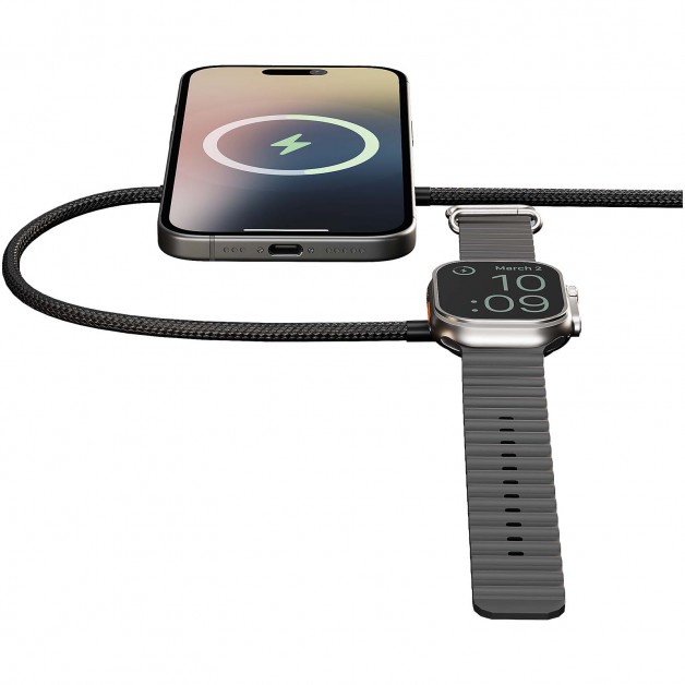 ZENS PRO 2 dvigubas įkrovimo laidas, 15W