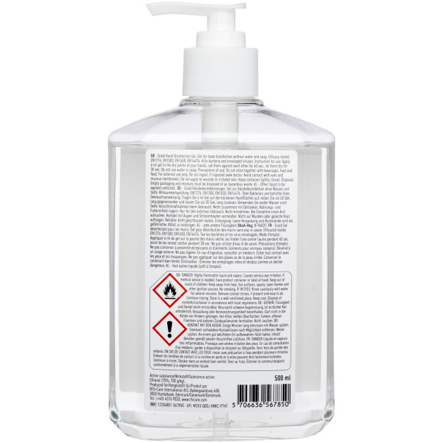 Be Safe 500 ml didelis dozatorius su dezinfekciniu geliu