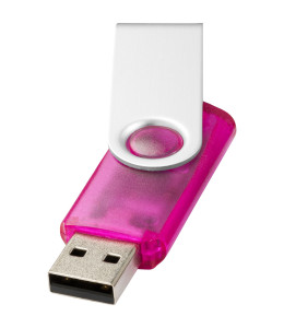 Rotate-translucent 4GB USB laikmena