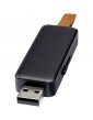 Gleam 4GB USB laikmena su šviečiančiu logotipu po graviravimo