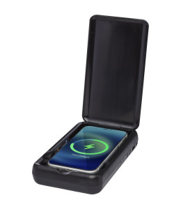 Nucleus mobiliojo telefono UV dezinfekatorius su 10.000 mAh energijos talpykla, nešiojamu įkrovikli