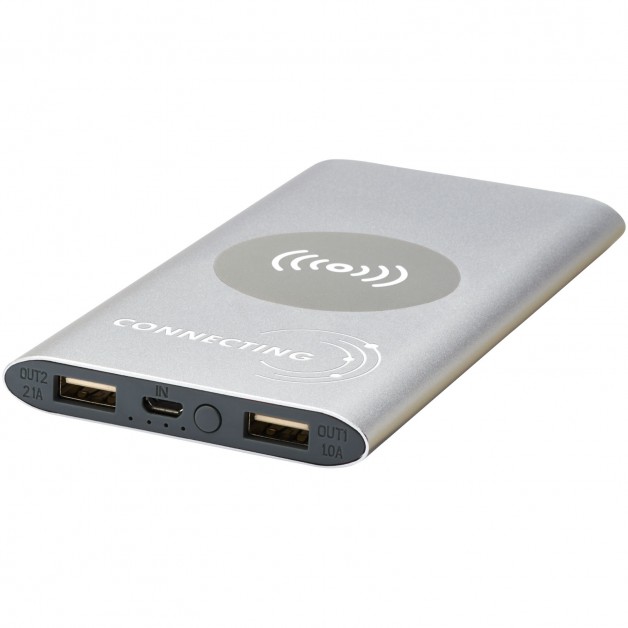 Juice 8000 mAh išorinė baterija (power bank įkroviklis) su beviele įkrovimo funkcija