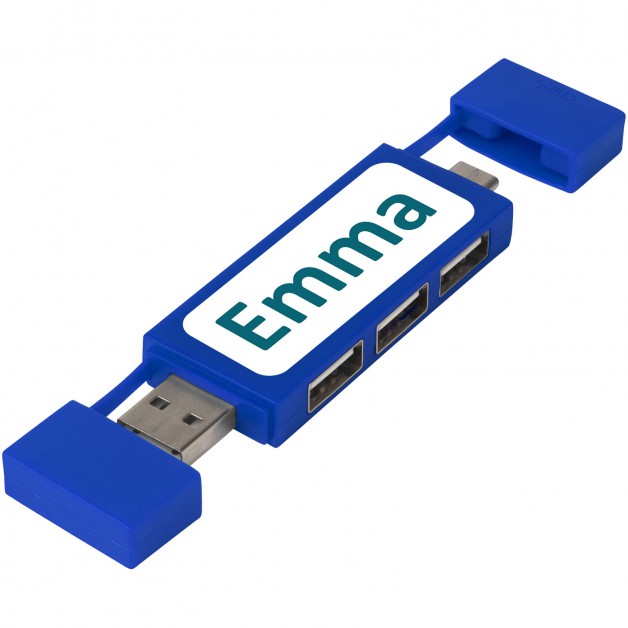 Mulan dvigubas USB 2.0 šakotuvas