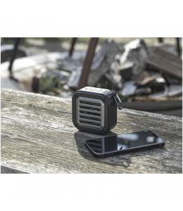Solo 3W Bluetooth® RCS sertifikuoto perdirbto plastiko belaidė garso kolonėlė su saulės baterija, s