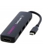 Loop RCS perdirbto plastiko multimedijos adapteris USB 2.0-3.0 su HDMI jungtis