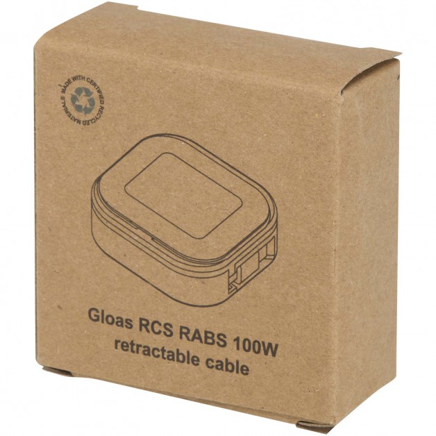 Gloas 5in1 ištraukiamas duomenų sinchronizavimo ir greito įkrovimo laidas, 100W