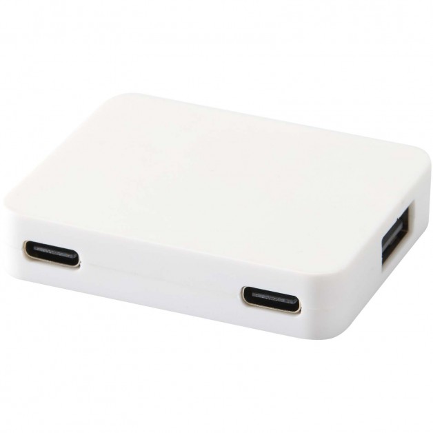 Gaia 4 jungčių USB šakotuvas su USB-A ir Type-C jungtimis
