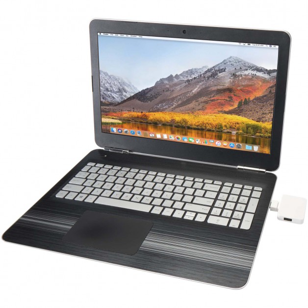 Gaia 4 jungčių USB šakotuvas su USB-A ir Type-C jungtimis