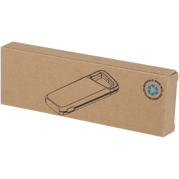 Alkes vandeniui atspari 5000 mAh perdirbto plastiko išorinė baterija (power bank įkroviklis), 12W