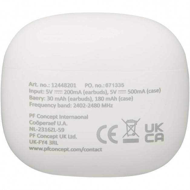 ALTERF perdirbto plastiko belaidės Bluetooth® ausinės