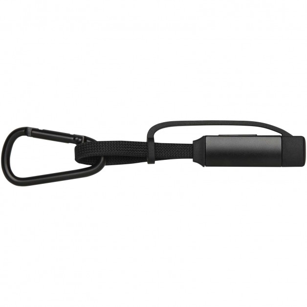 Algieba 65W 3-in-1 perdirbto aliuminio laidas su karabinu