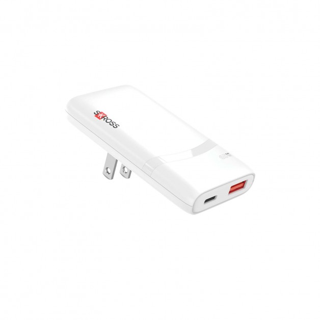 SKROSS® KLIP SLIM kelių jungčių įkroviklis, 65W SKROSS® KLIP SLIM kelių jungčių įkroviklis, 65W