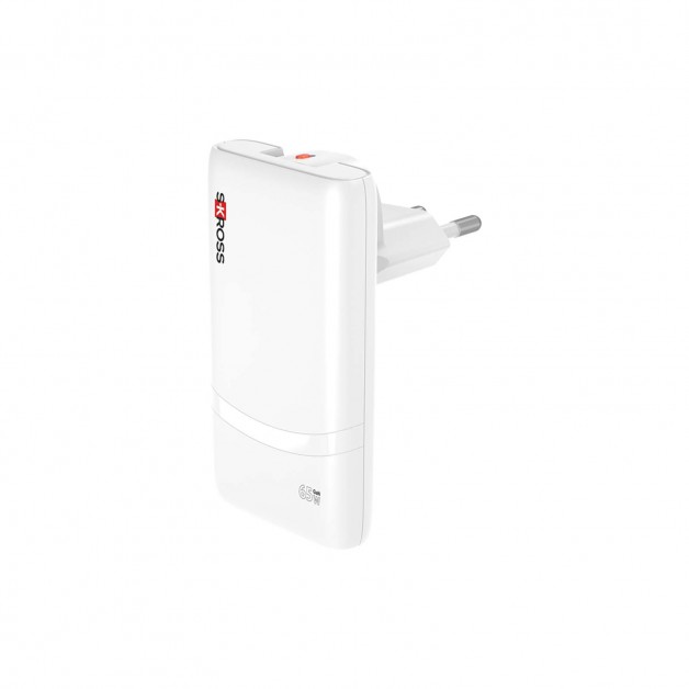SKROSS® KLIP SLIM kelių jungčių įkroviklis, 65W SKROSS® KLIP SLIM kelių jungčių įkroviklis, 65W
