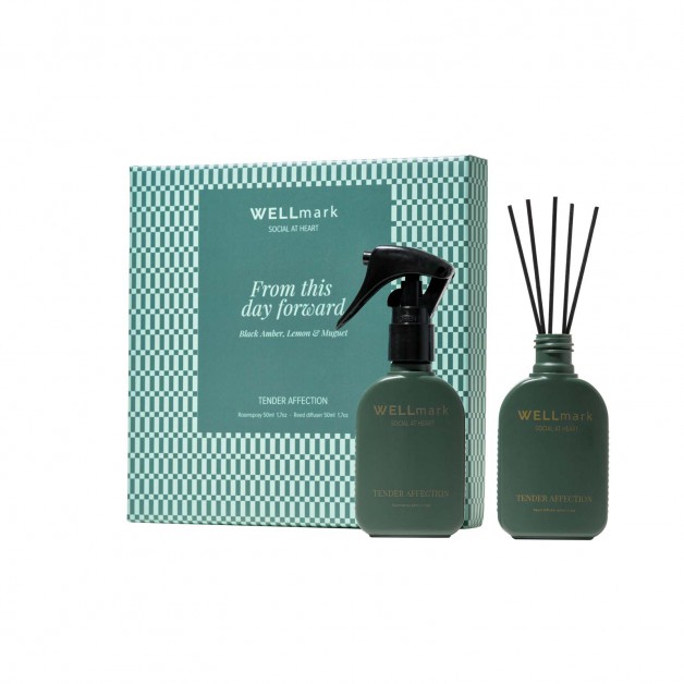 WELLMARK TENDER AFFECTION namų kvapų rinkinys, 50ml+50ml WELLMARK TENDER AFFECTION namų kvapų rinkinys, 50ml+50ml
