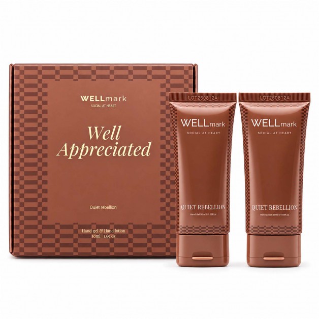 WELLMARK QUITE REBELLION rankų priežiūros rinkinys, 70ml+70ml