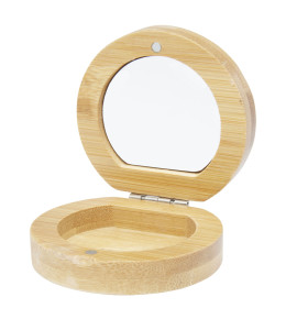 Afrodit bambukinis kišeninis veidrodėlis