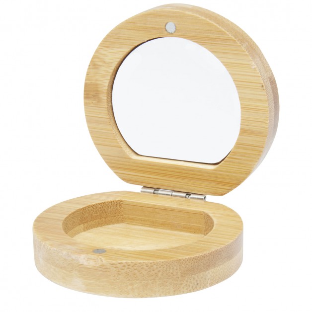 Afrodit bambukinis kišeninis veidrodėlis