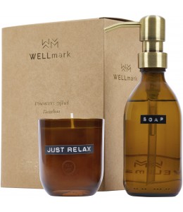 Wellmark Discovery 200 ml rankų muuilas ir 150 g kvepianti žvakė - bambuko kvapas