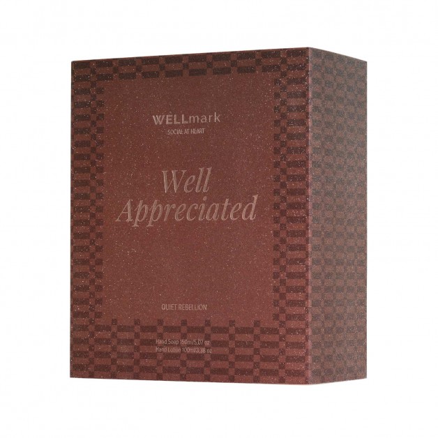 WELLMARK QUITE REBELLION rankų priežiūros rinkinys, 100ml+150ml WELLMARK QUITE REBELLION rankų priežiūros rinkinys, 100ml+150ml