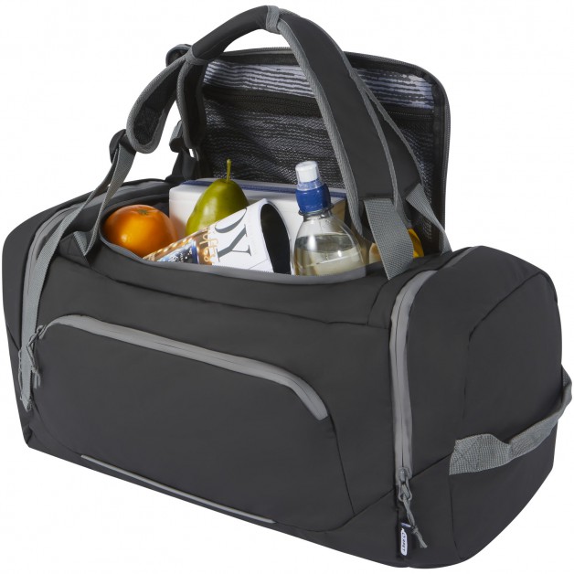 Aqua kelioninis krepšys iš GRS sertifikuotos perdirbtos medžiagos, atsparios vandeniui 35L