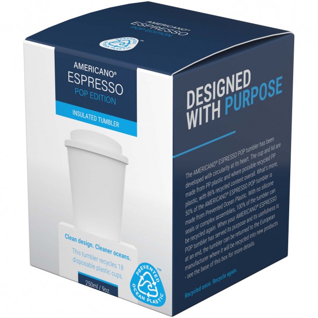 AMERICANO® ESPRESSO POP kelioninis puodelis su sandariu dangteliu, 250 ml AMERICANO® ESPRESSO POP kelioninis puodelis su sandariu dangteliu, 250 ml