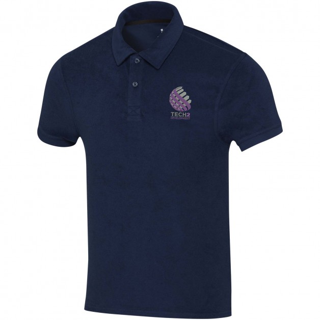 Akoya perdirbti unisex polo marškinėliai, 230 g/m²