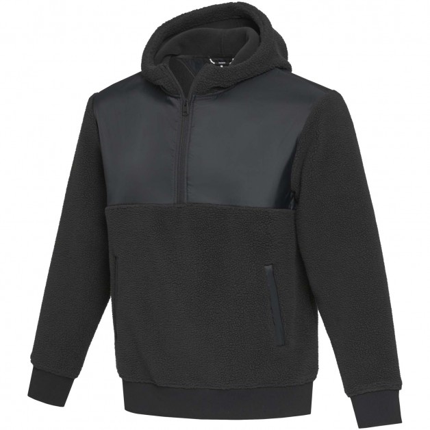 Evans perdirbtas sherpa fleece džemperis, unisex