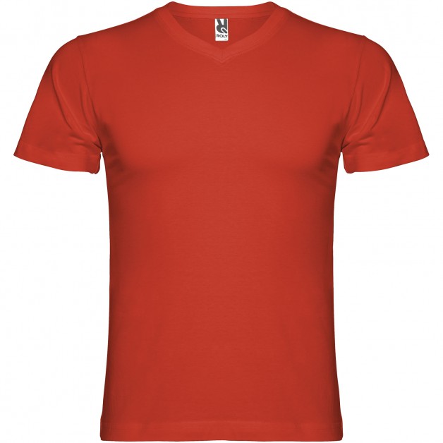 Samoyedo vyriški marškinėliai trumpomis rankovėmis, V kaklu
