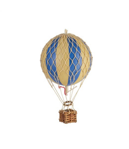Dekoratyvus balionas su dvigubomis linijomis - Skriejantis dangumi, mėlynos spalvos