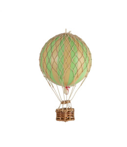 Dekoratyvus balionas - Skriejantis dangumi, žalios spalvos