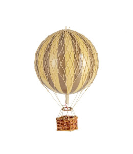 Dekoratyvus balionas - Kelionių šviesa, auksinė su dramblio kaulo spalva