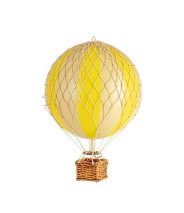 Dekoratyvus balionas su dvigubomis linijomis - Kelionių šviesos, geltonos spalvos