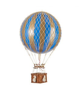 Dekoratyvus balionas - Royal Aero, auksinė su mėlyna spalva