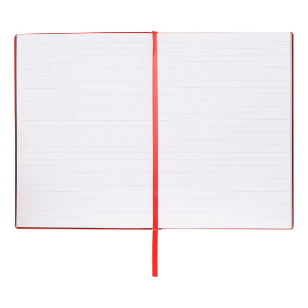 Užrašinė Essential Storyline Red, A5 formatas, lapai su linijomis