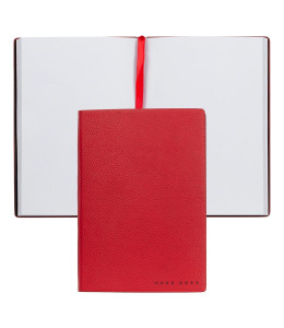 Užrašinė Essential Storyline Red, A6 formatas, tušti, balti lapai