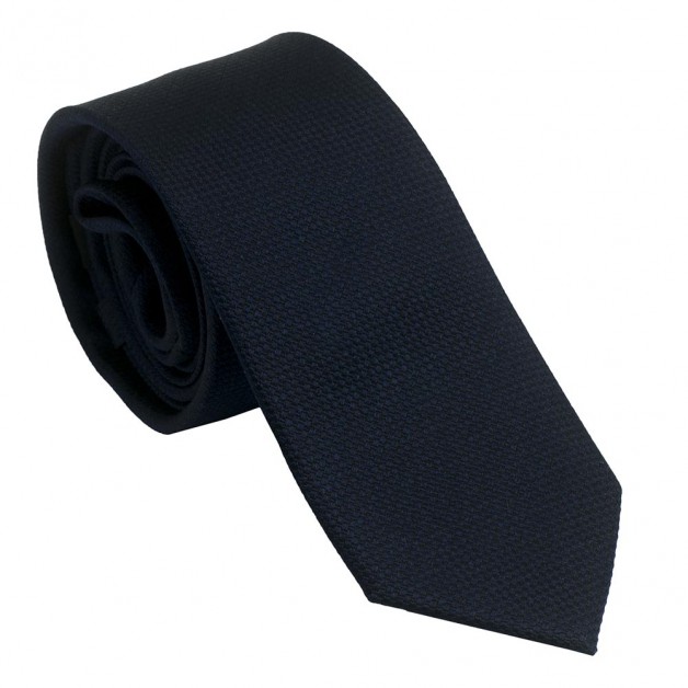Šilkinis kaklaraištis Uomo Blue