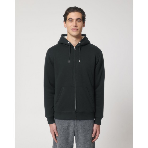 HYGGER SHERPA unisex džemperis su gobtuvu ir šerpos pamušalu, 300g